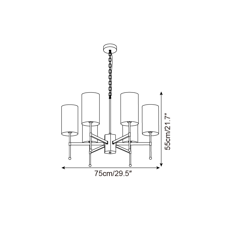 Rhodes Lustre Mi-Siècle - Neutralighting