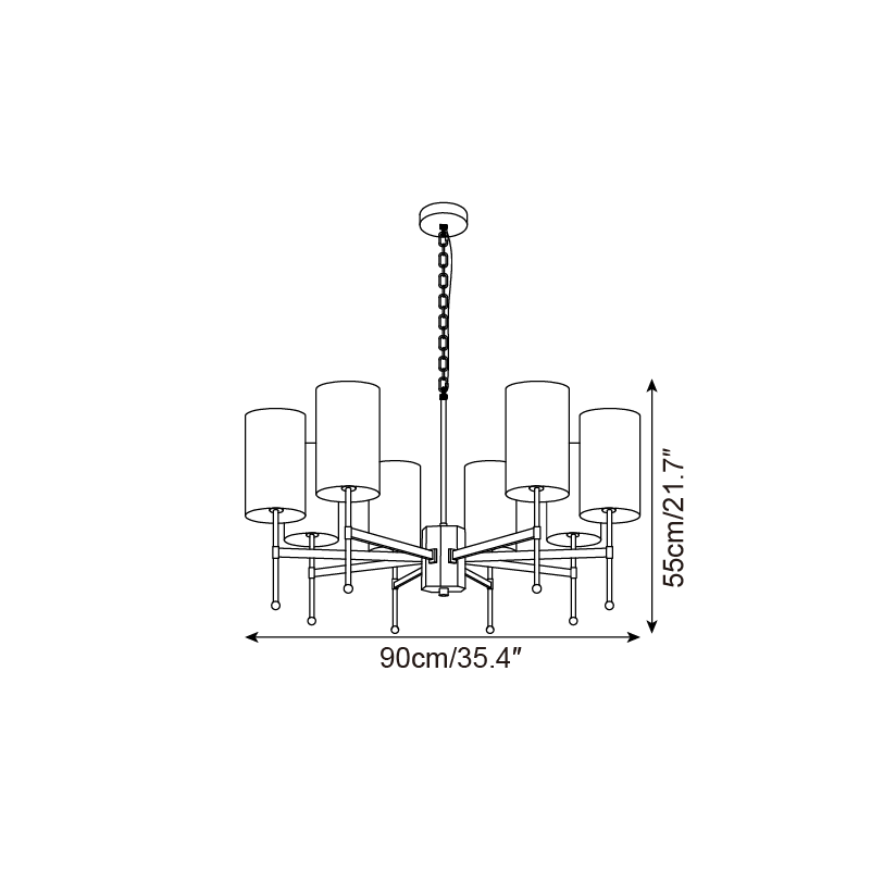 Rhodes Lustre Mi-Siècle - Neutralighting