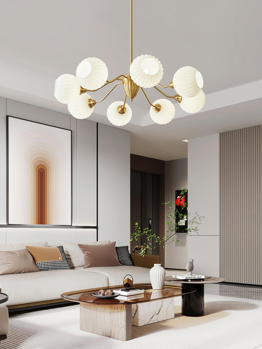 Zanora Vintage Laiton Lustre - Neutralighting