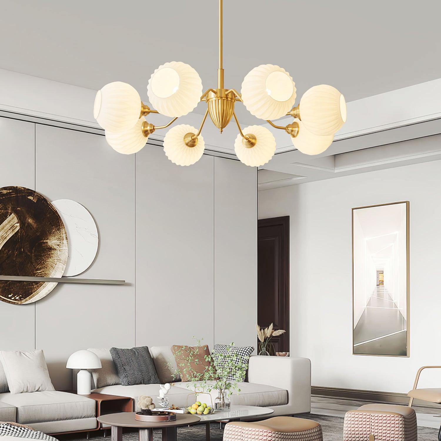 Zanora Vintage Laiton Lustre - Neutralighting