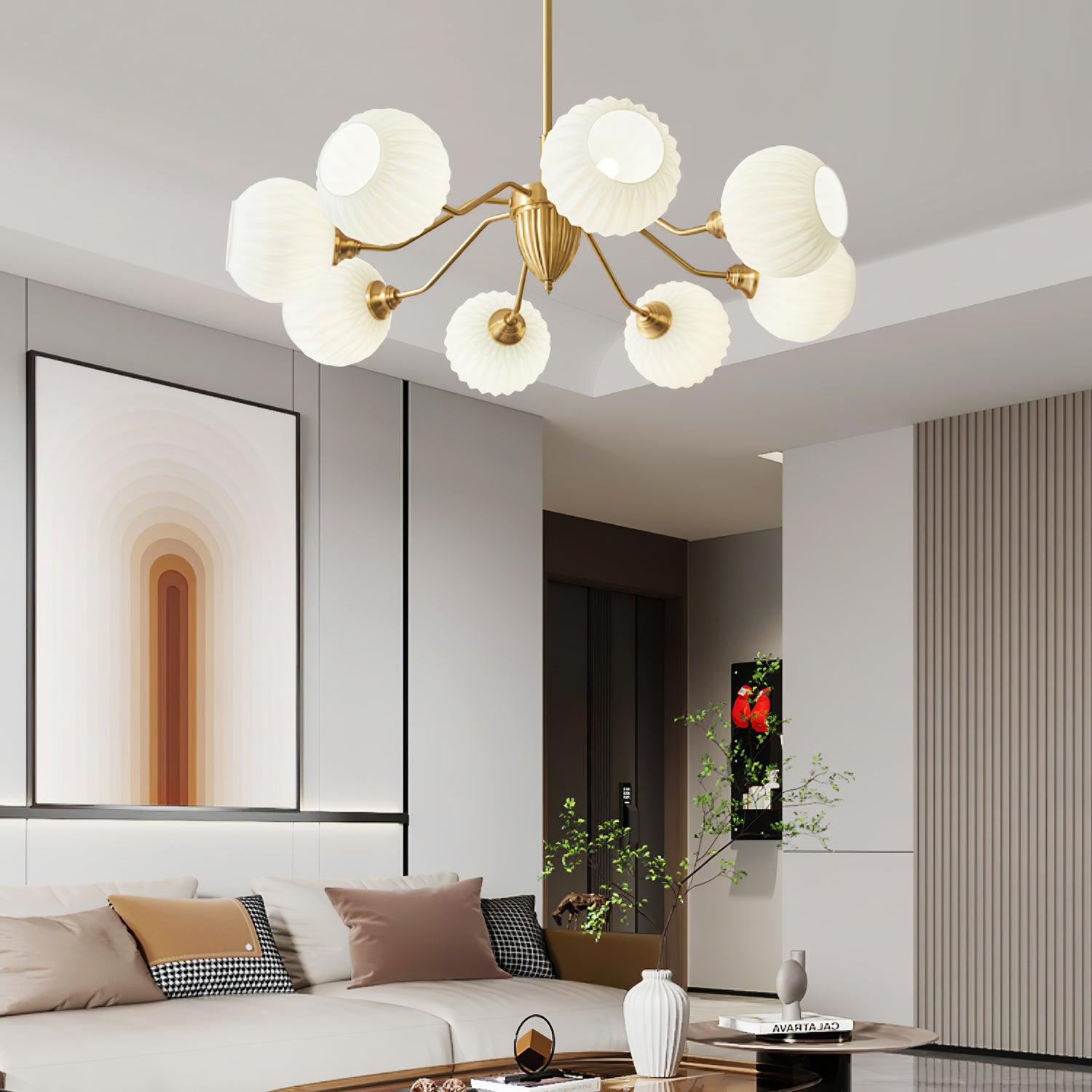 Zanora Vintage Laiton Lustre - Neutralighting
