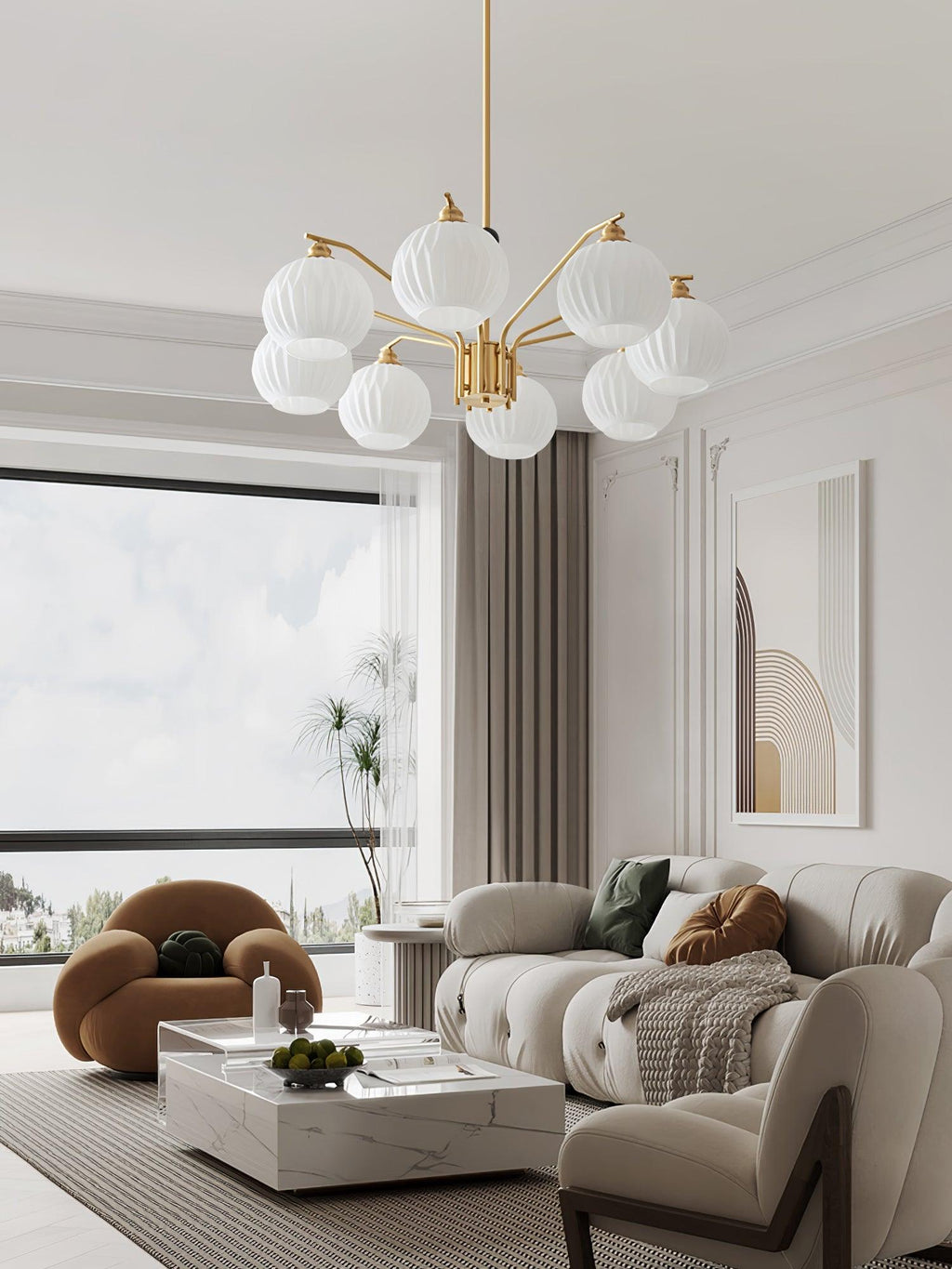 Nytheos Luxueux Laiton Lustre - Neutralighting
