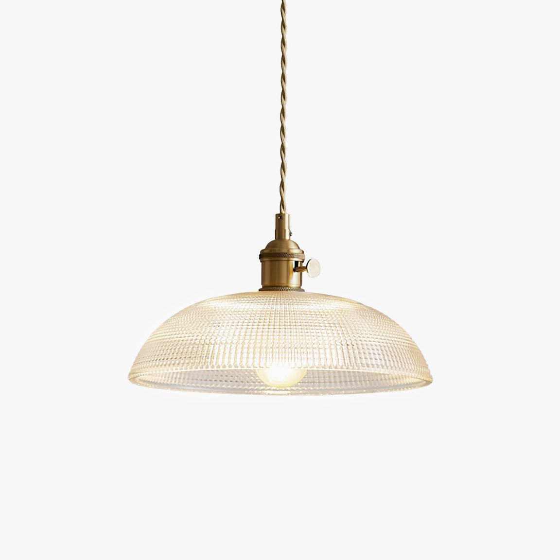Calyra Lampe Pendante en Laiton et Verre - Neutralighting