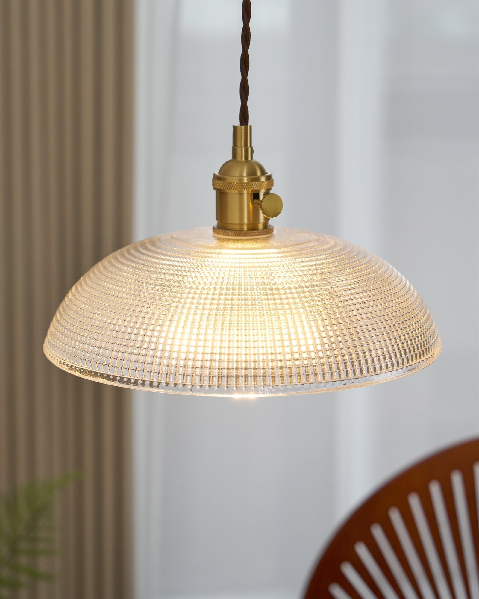 Calyra Lampe Pendante en Laiton et Verre - Neutralighting