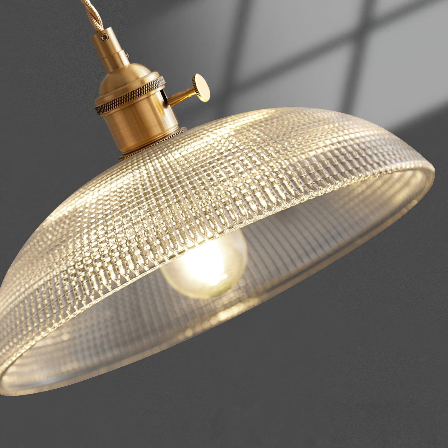 Calyra Lampe Pendante en Laiton et Verre - Neutralighting