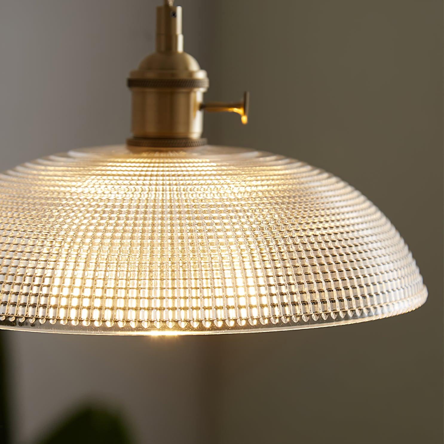 Calyra Lampe Pendante en Laiton et Verre - Neutralighting
