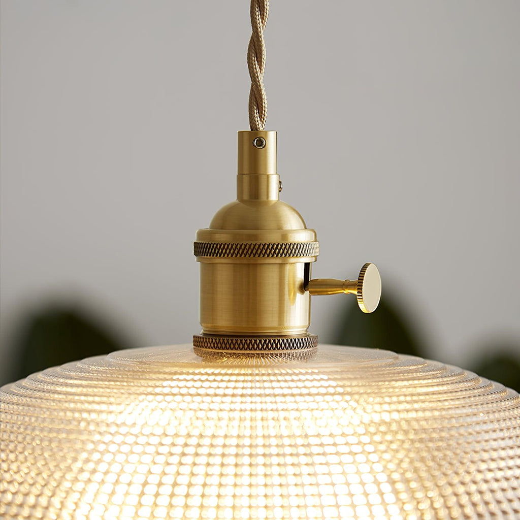Calyra Lampe Pendante en Laiton et Verre - Neutralighting