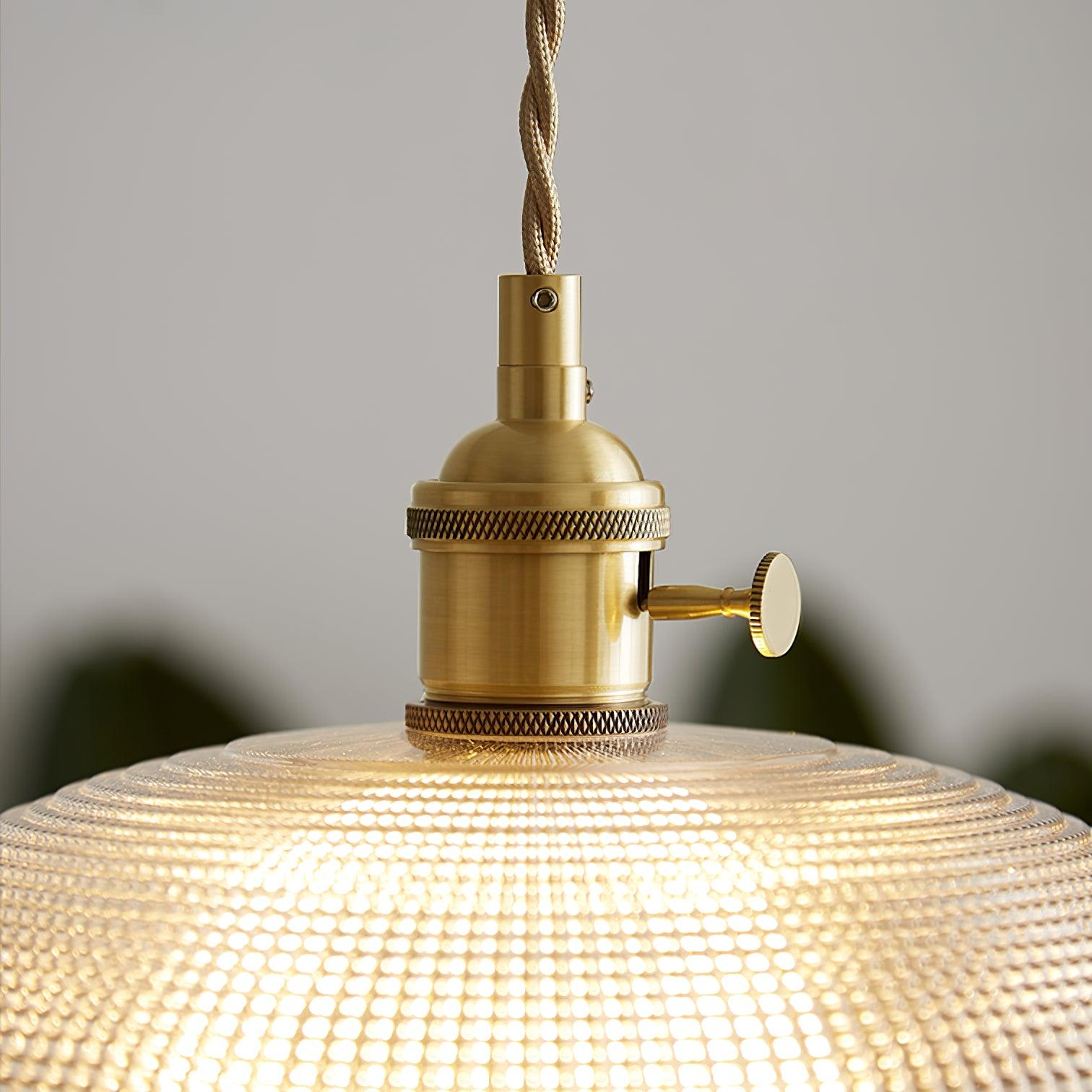 Calyra Lampe Pendante en Laiton et Verre - Neutralighting
