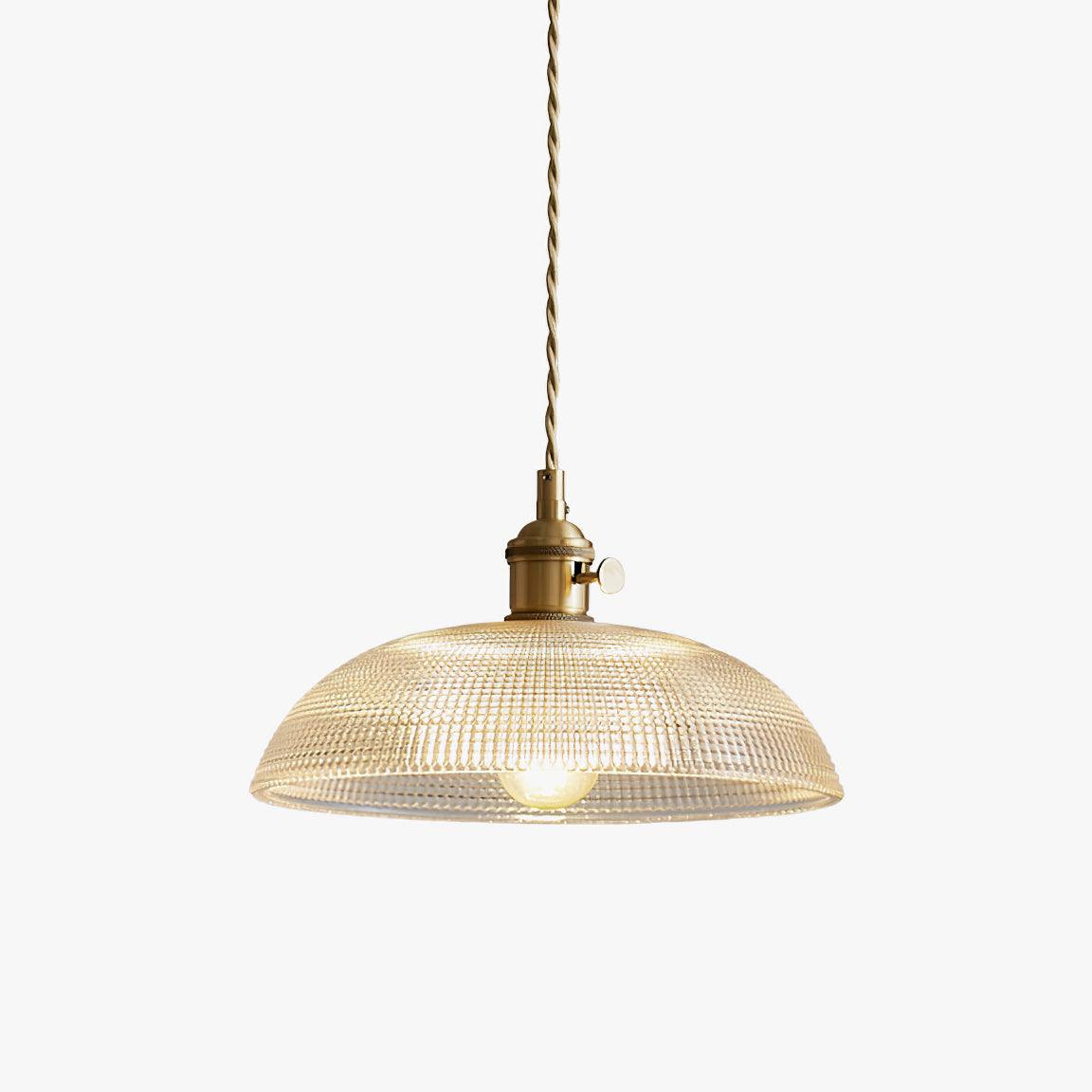 Calyra Lampe Pendante en Laiton et Verre - Neutralighting