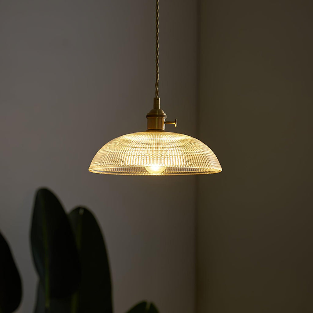 Calyra Lampe Pendante en Laiton et Verre - Neutralighting