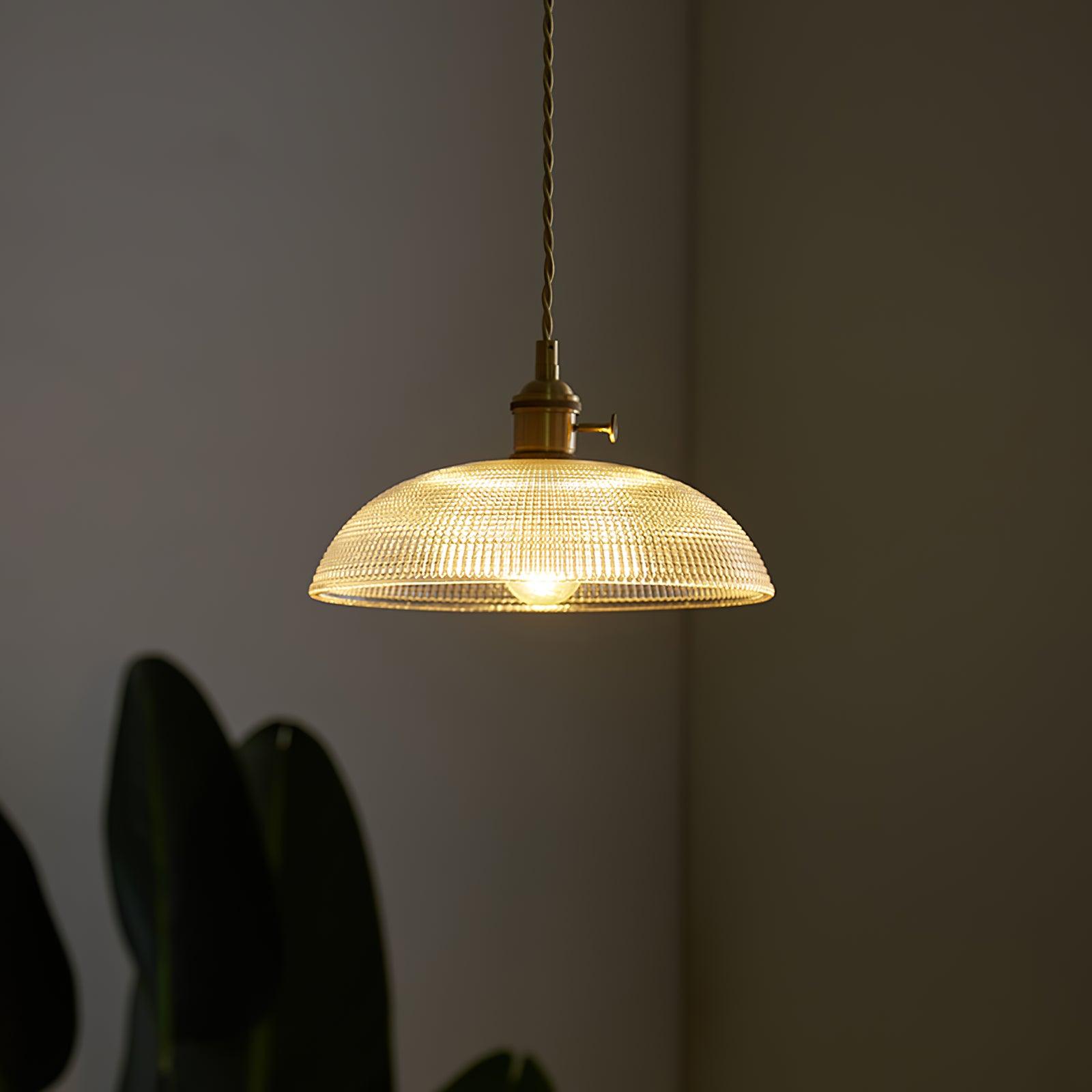 Calyra Lampe Pendante en Laiton et Verre - Neutralighting