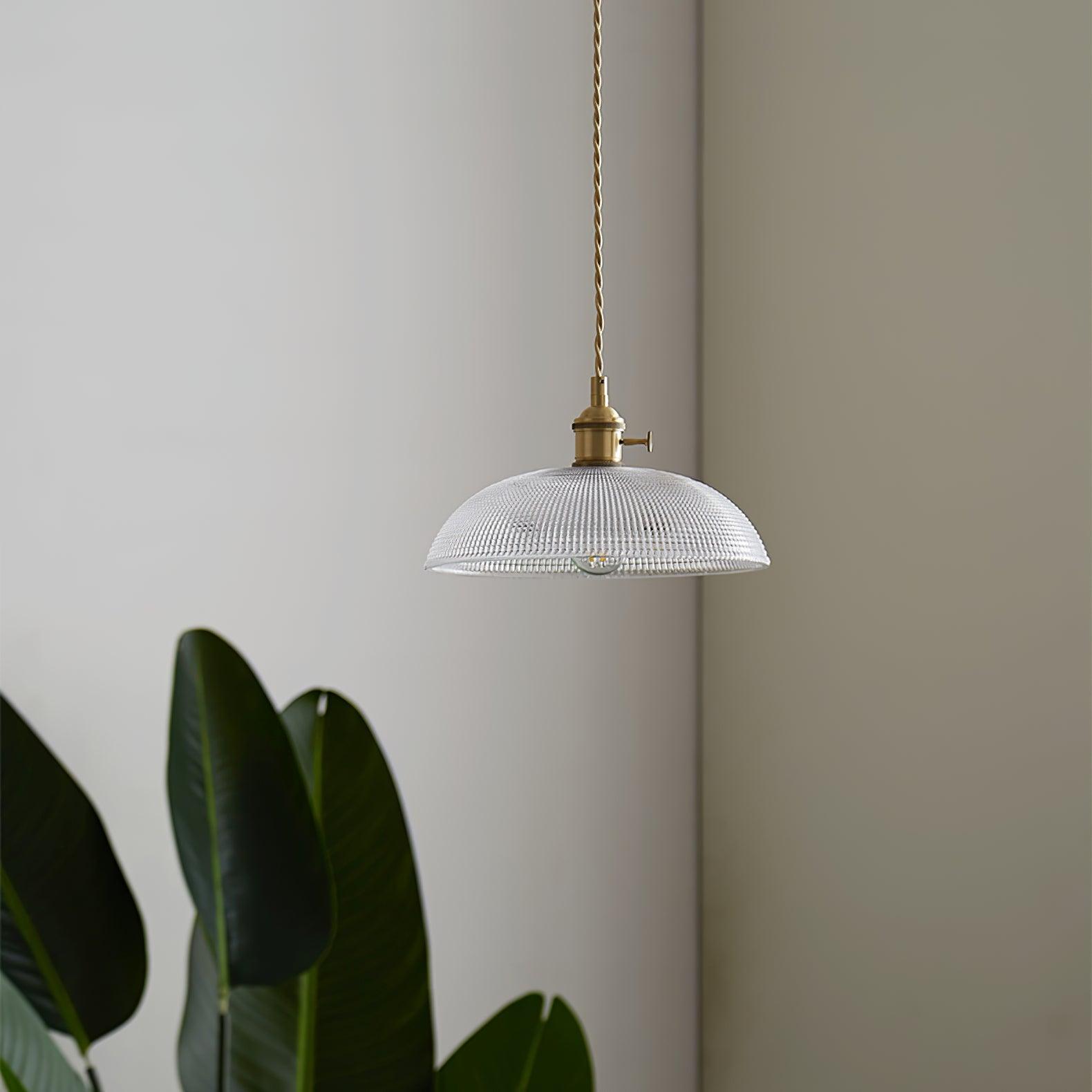 Calyra Lampe Pendante en Laiton et Verre - Neutralighting