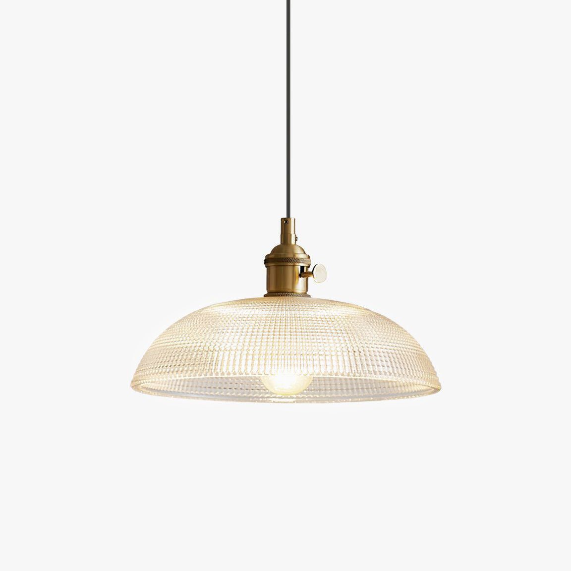 Calyra Lampe Pendante en Laiton et Verre - Neutralighting