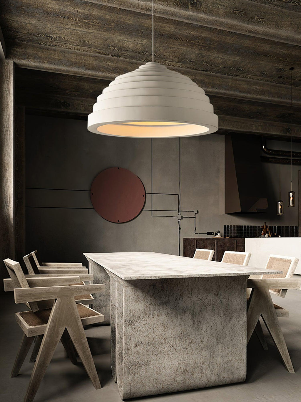 Ripple Lustre Suspendu Minimaliste En Résine - Neutralighting