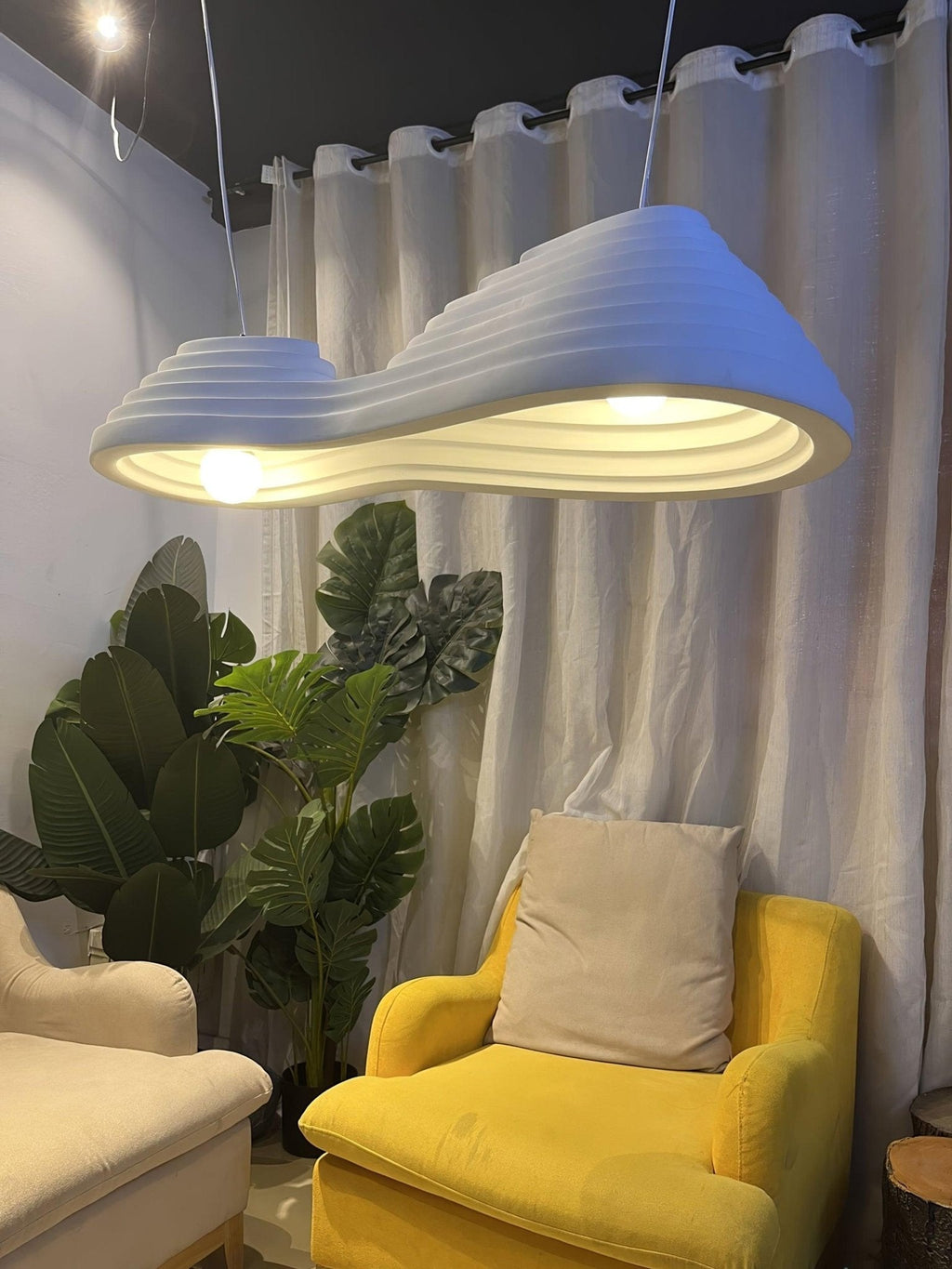 Ripple Lustre Suspendu Minimaliste En Résine - Neutralighting