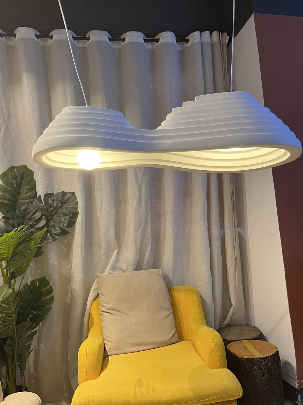 Ripple Lustre Suspendu Minimaliste En Résine - Neutralighting