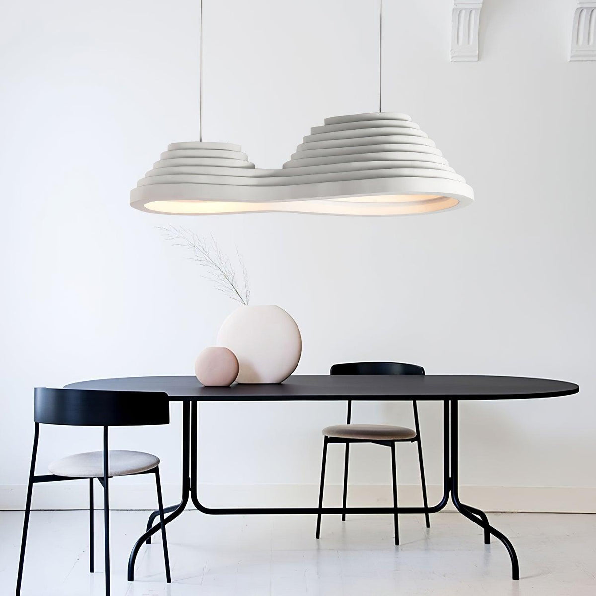 Ripple Lustre Suspendu Minimaliste En Résine - Neutralighting