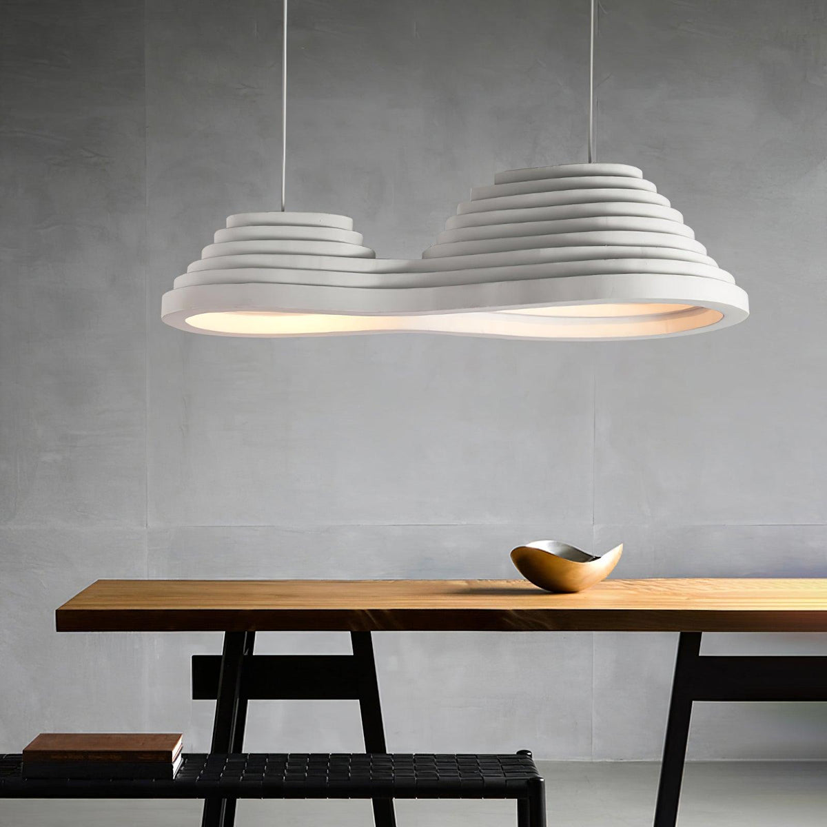 Ripple Lustre Suspendu Minimaliste En Résine - Neutralighting