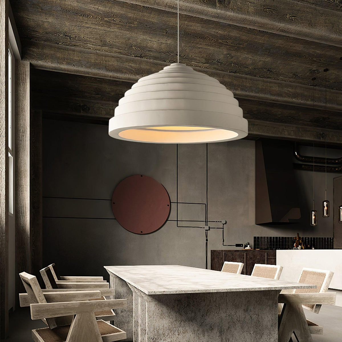 Ripple Lustre Suspendu Minimaliste En Résine - Neutralighting