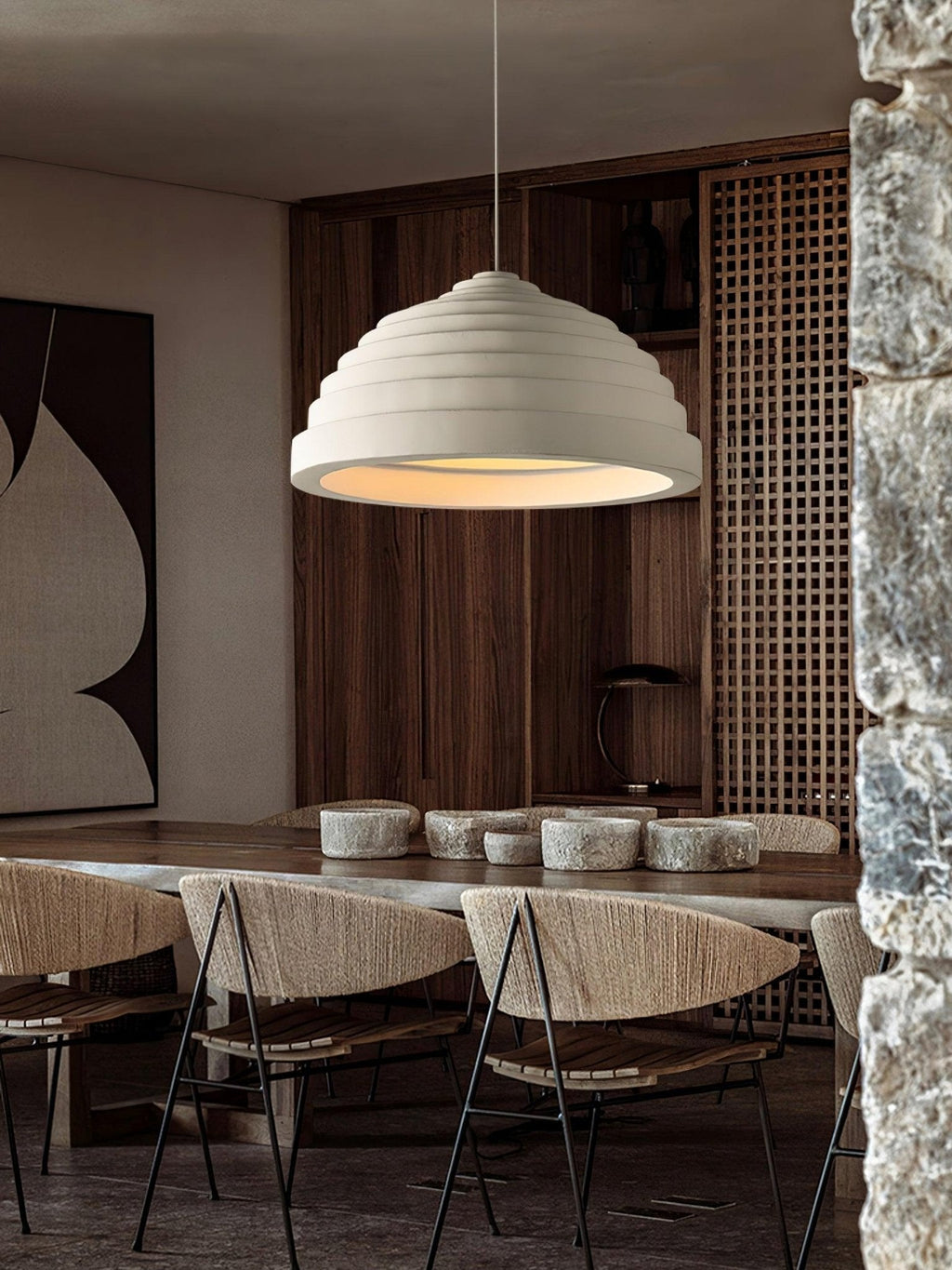 Ripple Lustre Suspendu Minimaliste En Résine - Neutralighting