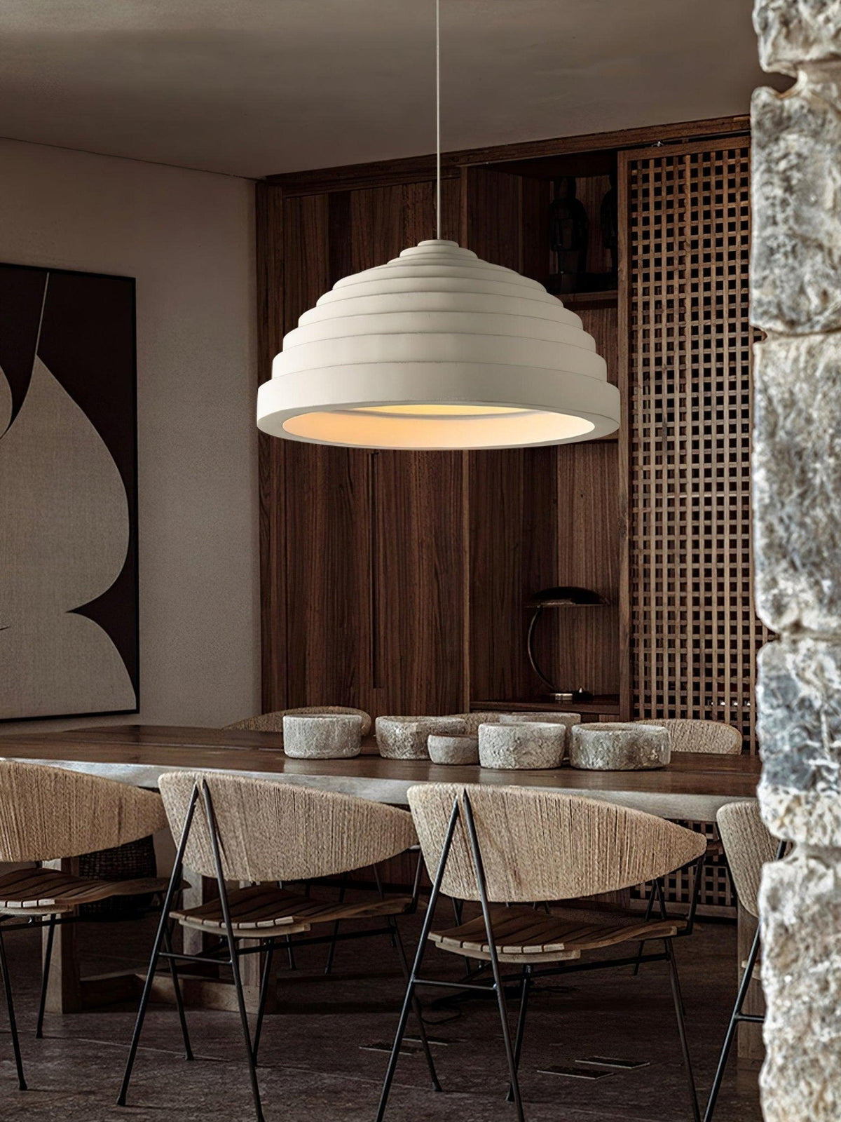 Ripple Lustre Suspendu Minimaliste En Résine - Neutralighting