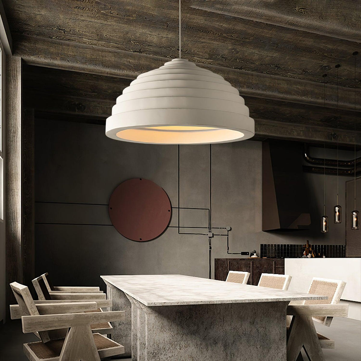 Ripple Lustre Suspendu Minimaliste En Résine - Neutralighting