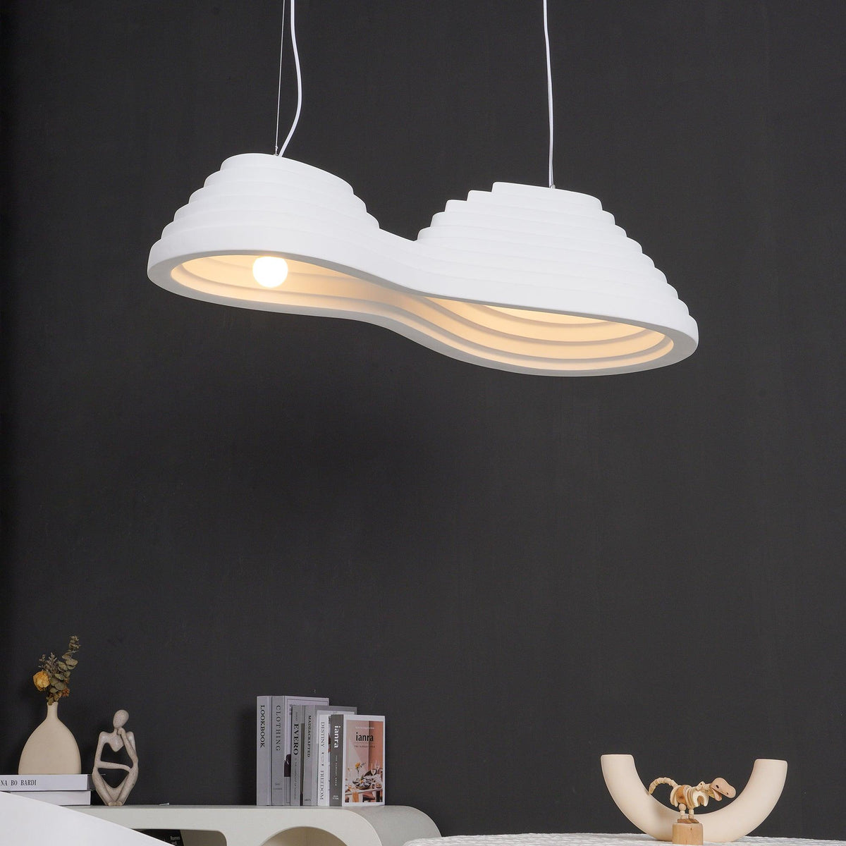 Ripple Lustre Suspendu Minimaliste En Résine - Neutralighting