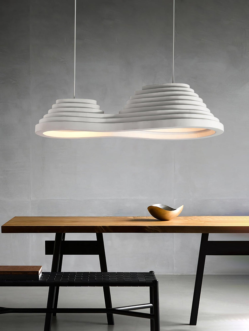 Ripple Lustre Suspendu Minimaliste En Résine - Neutralighting