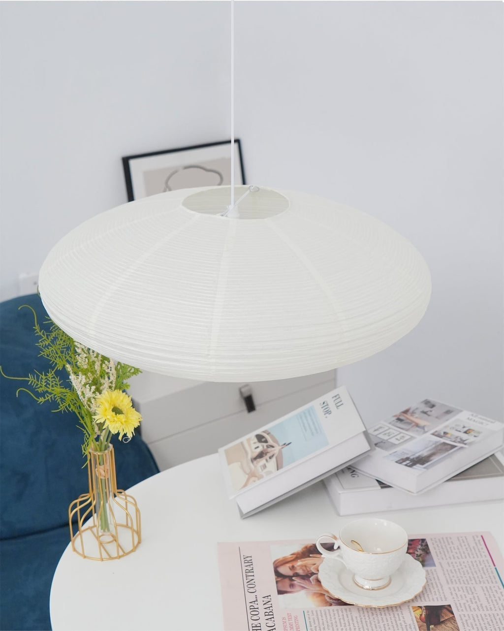 Lustra Suspension en Papier pour Salon - Neutralighting