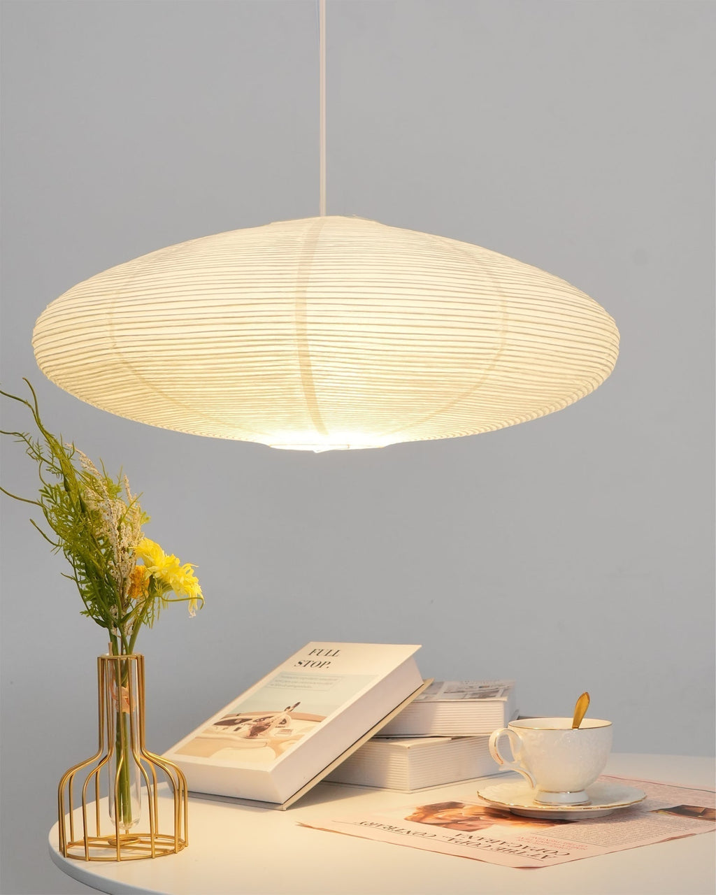 Lustra Suspension en Papier pour Salon - Neutralighting