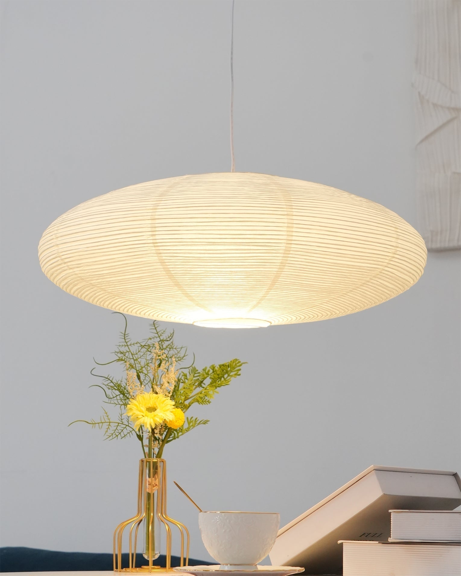 Lustra Suspension en Papier pour Salon - Neutralighting