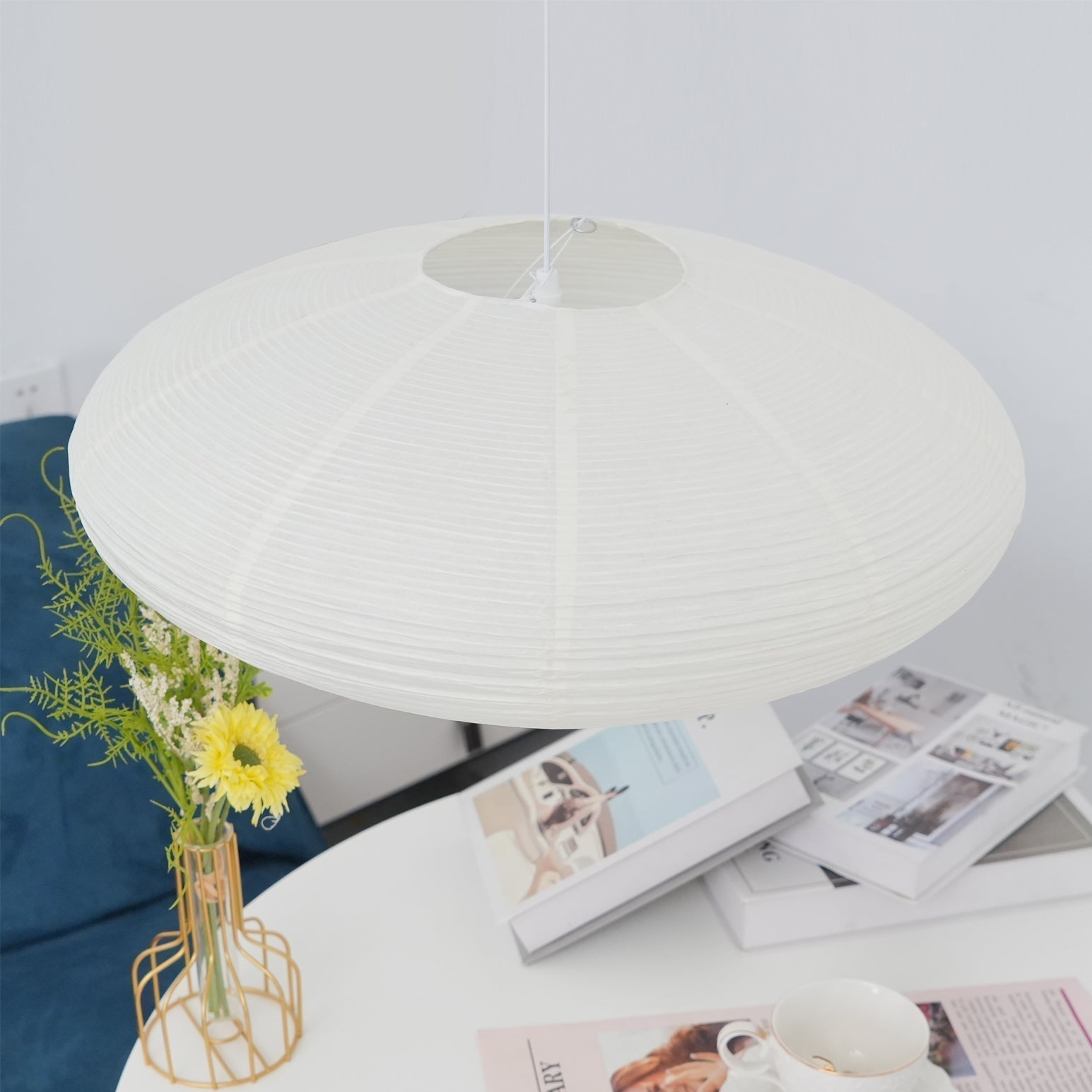 Lustra Suspension en Papier pour Salon - Neutralighting