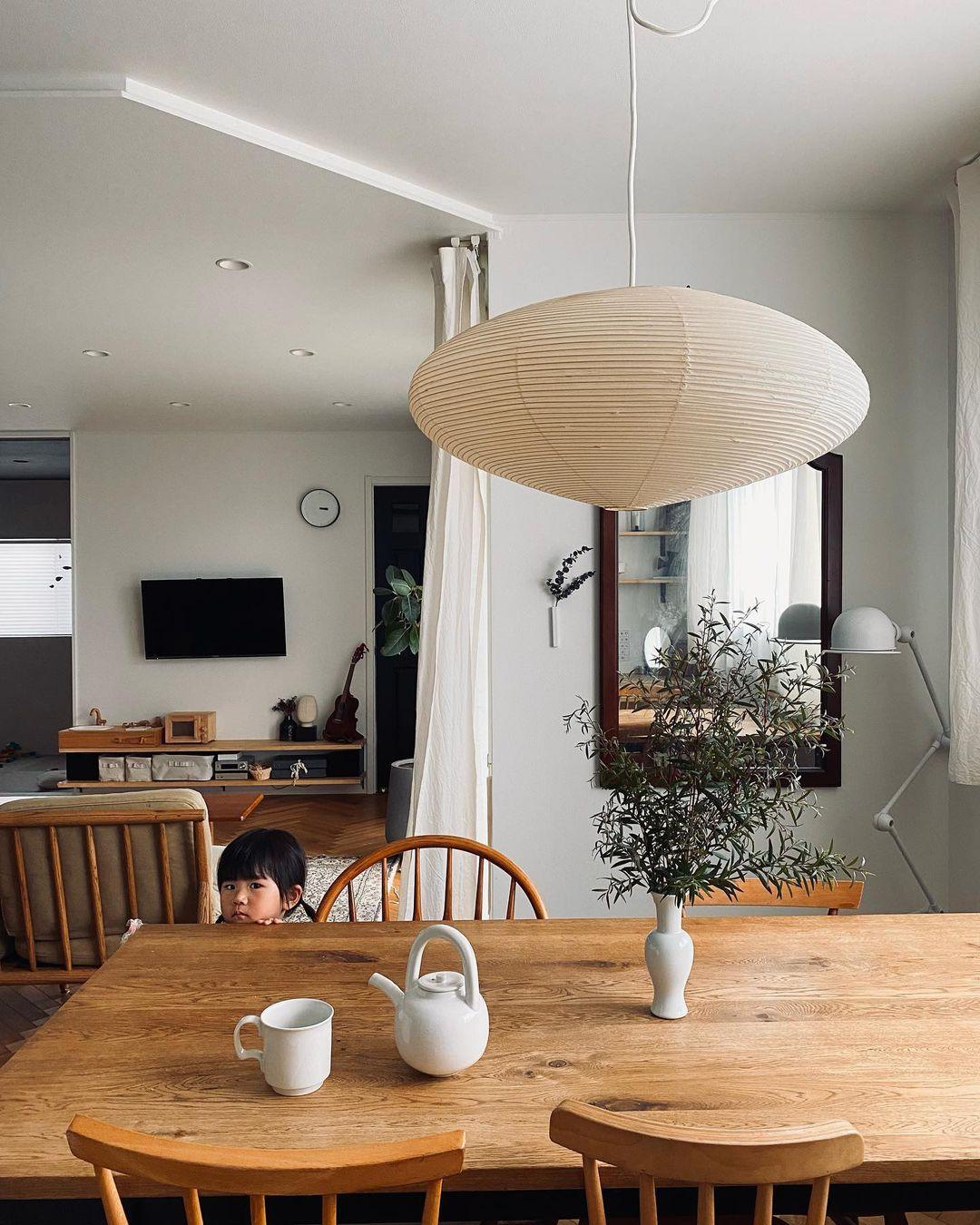 Lustra Suspension en Papier pour Salon - Neutralighting
