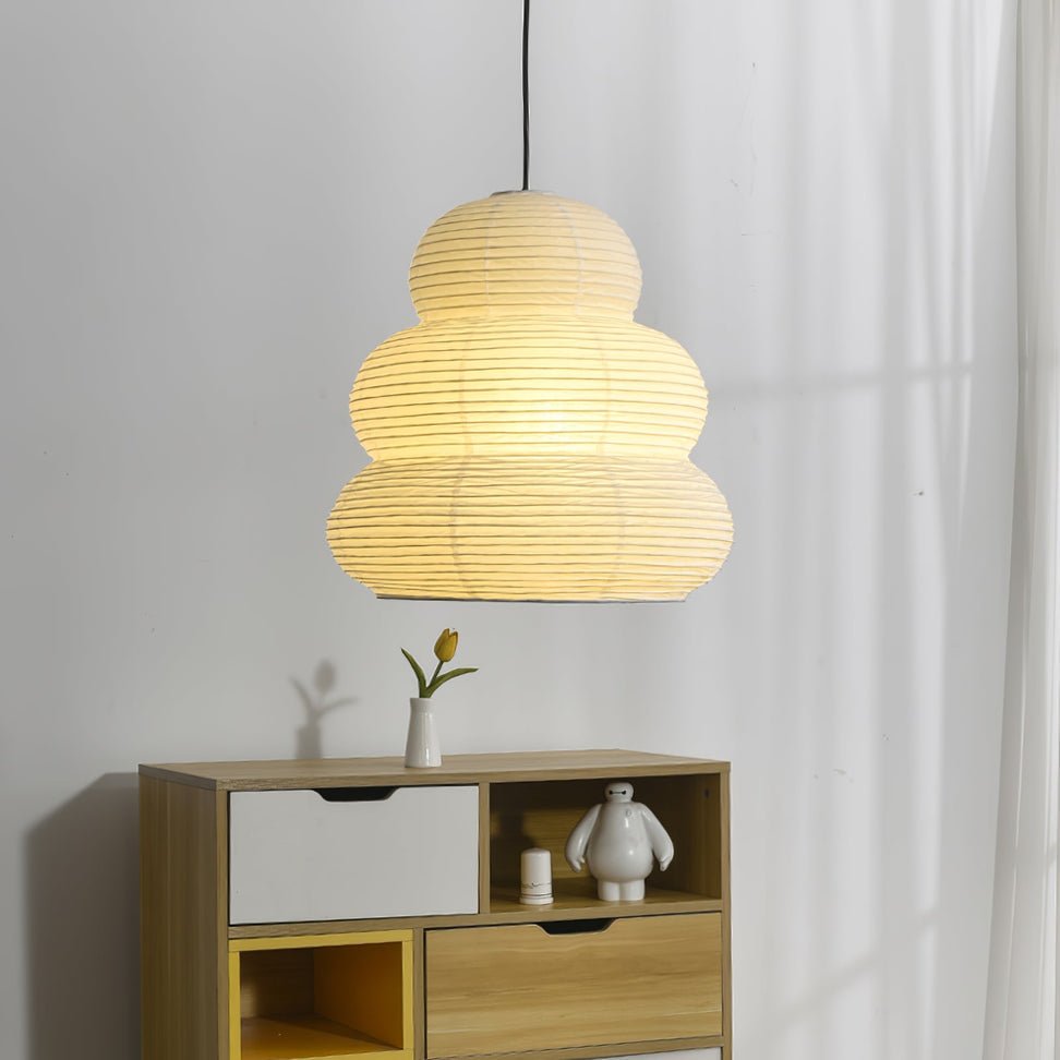Gemma Modern Paper Pendant Light - Neutralighting