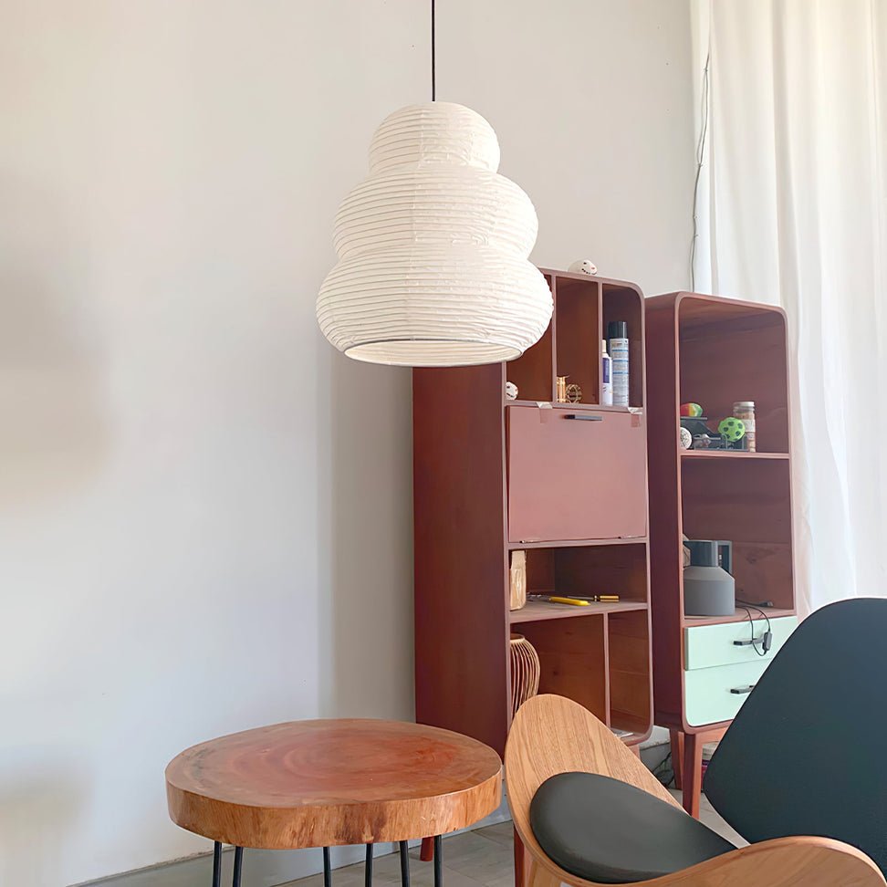 Gemma Modern Paper Pendant Light - Neutralighting