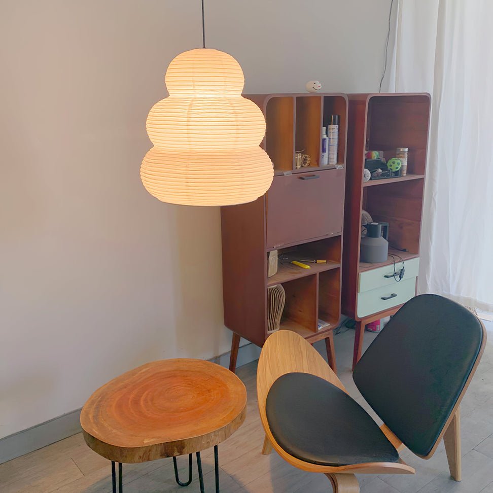Gemma Modern Paper Pendant Light - Neutralighting