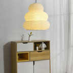 Solara Suspension Papier Washi Lanternes Empilées Japonaises pour Salon - Neutralighting