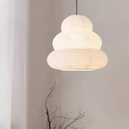 Solara Suspension Papier Washi Lanternes Empilées Japonaises pour Salon - Neutralighting