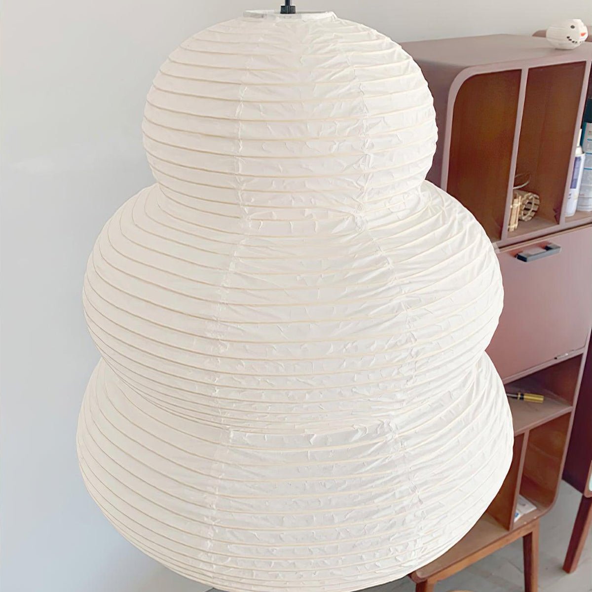 Solara Suspension Papier Washi Lanternes Empilées Japonaises pour Salon - Neutralighting
