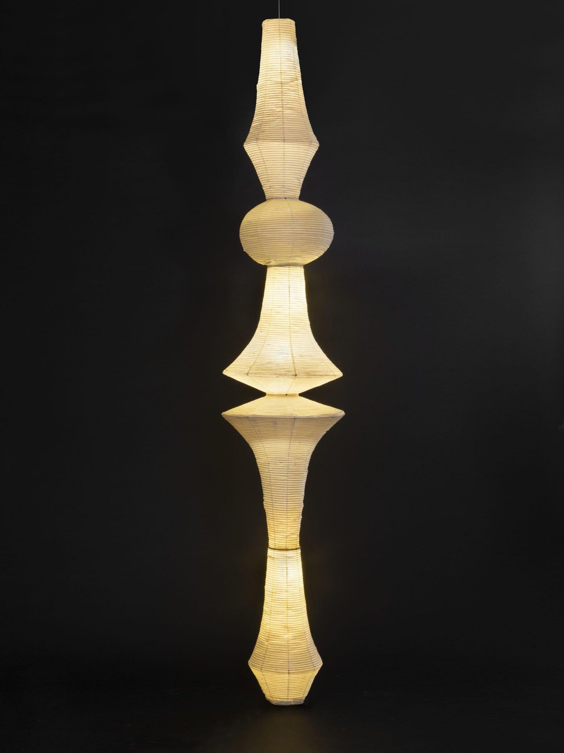 Lustra Suspension Luminaire Papier Washi E pour Salon - Neutralighting