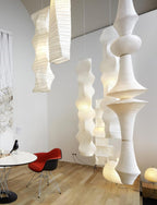 Lustra Suspension Luminaire Papier Washi E pour Salon - Neutralighting