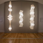 Lustra Suspension Luminaire Papier Washi E pour Salon - Neutralighting