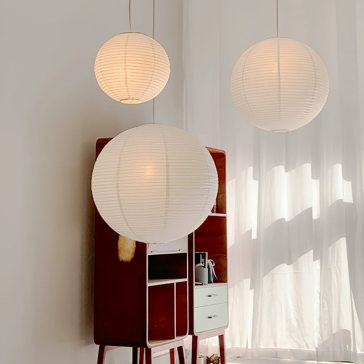 Lustra Suspension Lampe Lanternes en Papier - Neutralighting