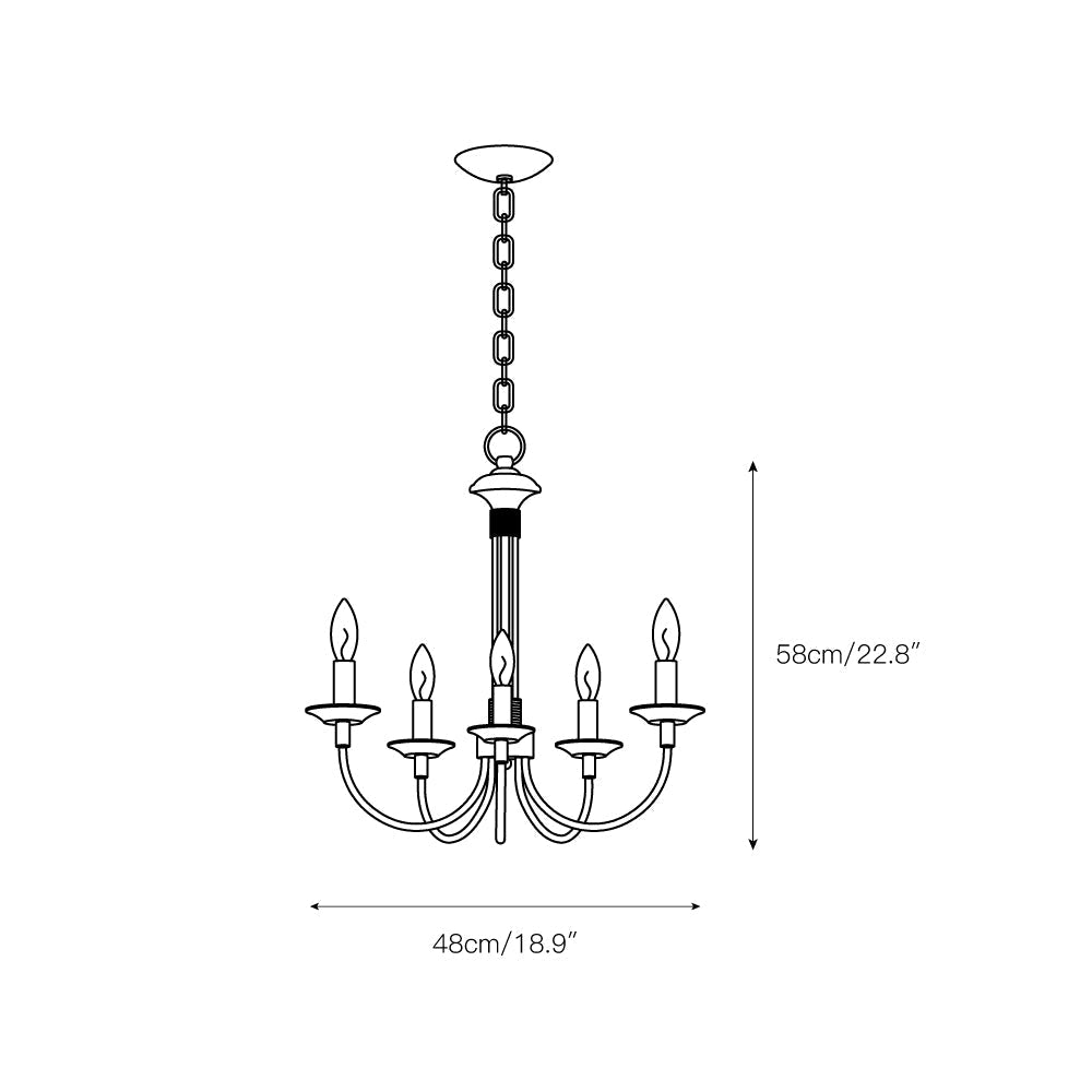 Vecarisra Lustre Industriel Vintage Métal - Neutralighting