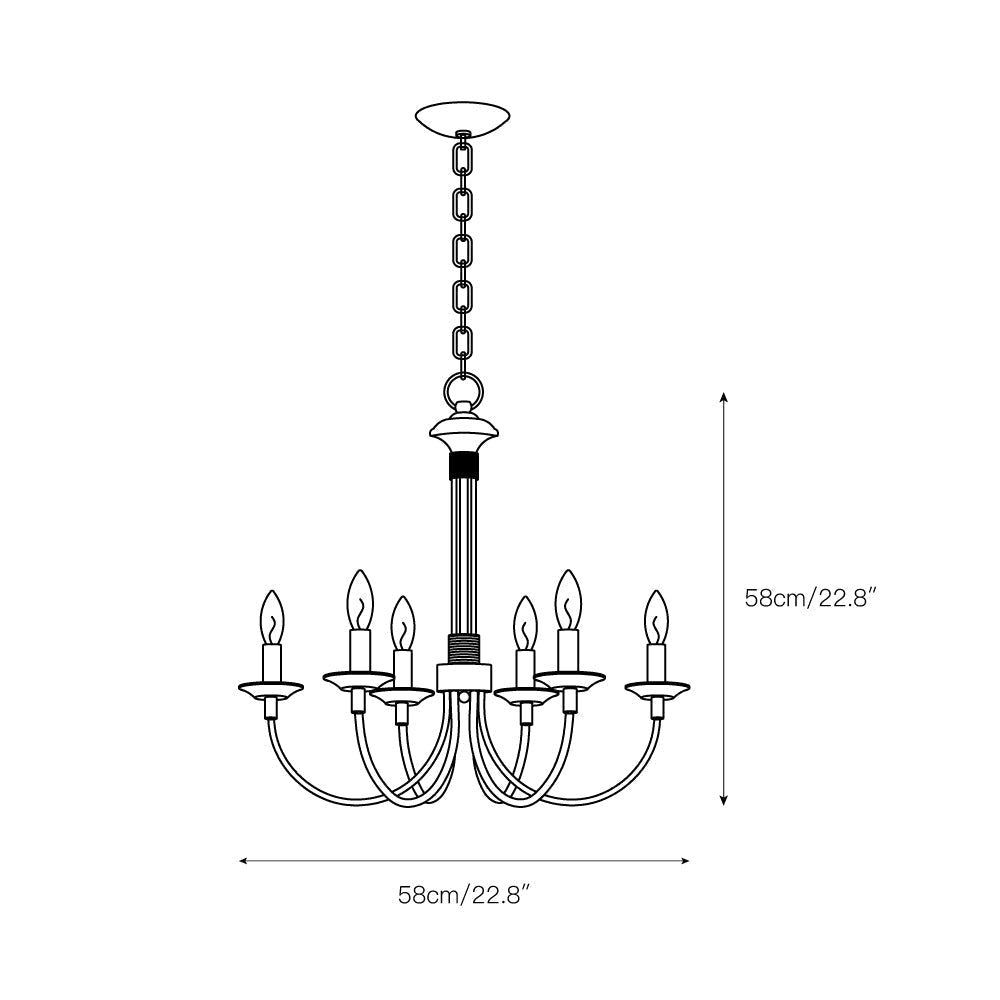 Vecarisra Lustre Industriel Vintage Métal - Neutralighting