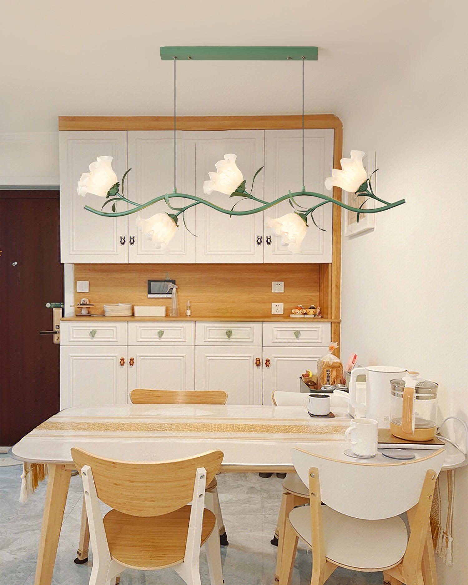 Lustra Chandelier en Verre Floral - Neutralighting