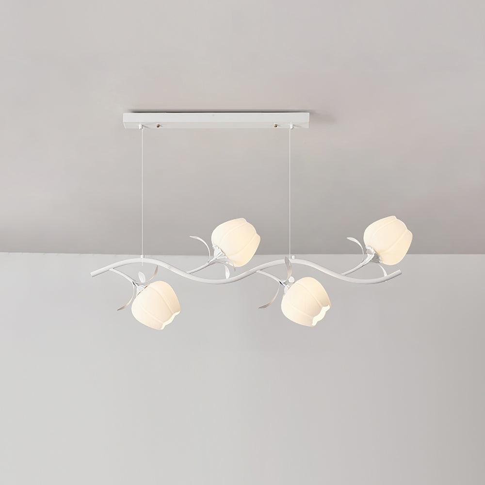 Lustra Chandelier en Verre Floral - Neutralighting