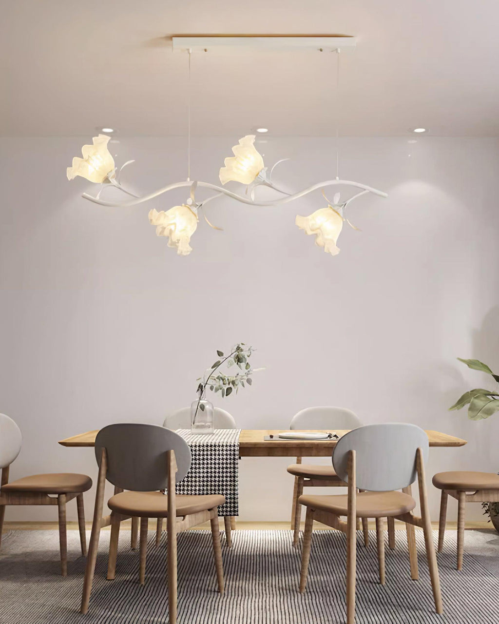 Lustra Chandelier en Verre Floral - Neutralighting