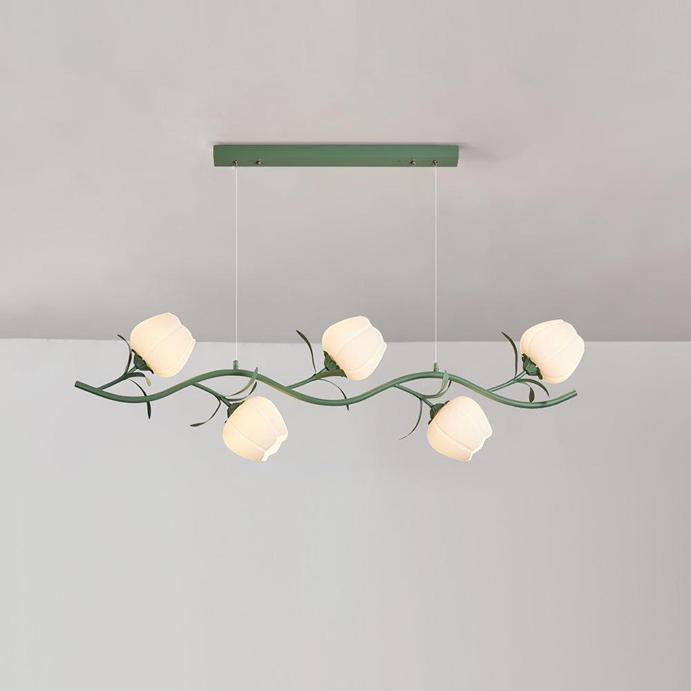 Lustra Chandelier en Verre Floral - Neutralighting