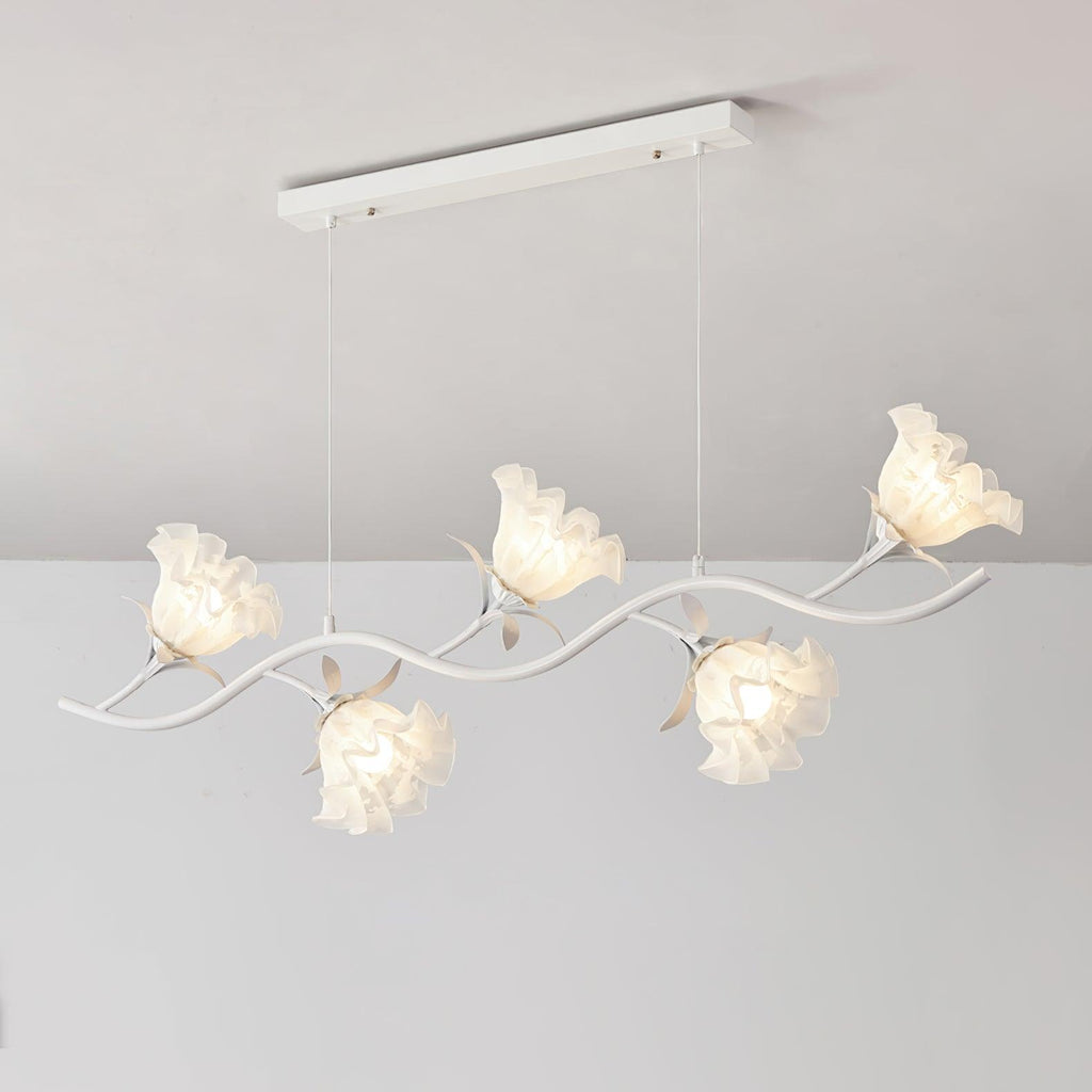 Lustra Chandelier en Verre Floral - Neutralighting